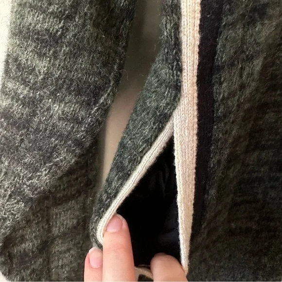 Milwaukee Knits Vintage 50s 60s  Sz M Wool Orlon Sweater Pockets Cricket Vneck - Picture 7 of 15